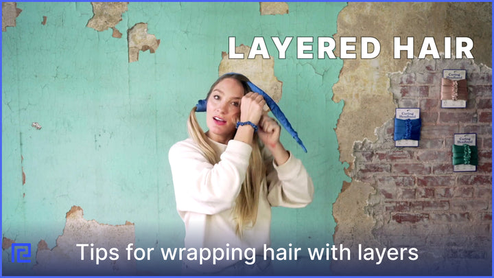 Our top 3 heatless curls tips for layered hair.