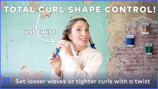 Hair Curler Tip: 2 Twisting Technique for Curl Shape Control