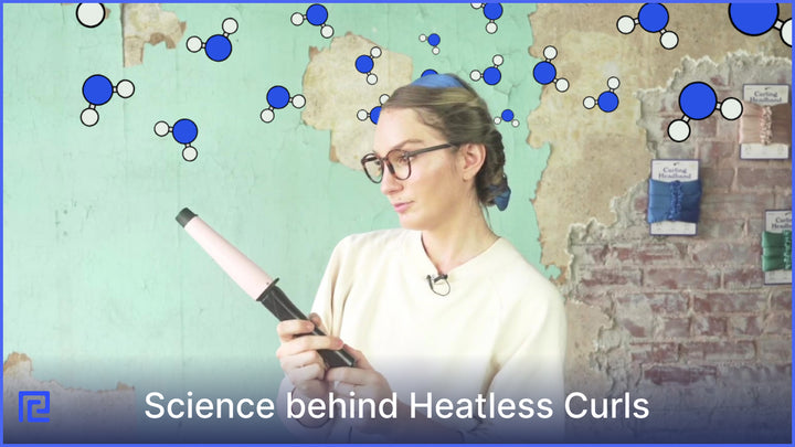 Heatless curls last for days! Curling iron curls go flat fast. But why? Here’s the science behind it.