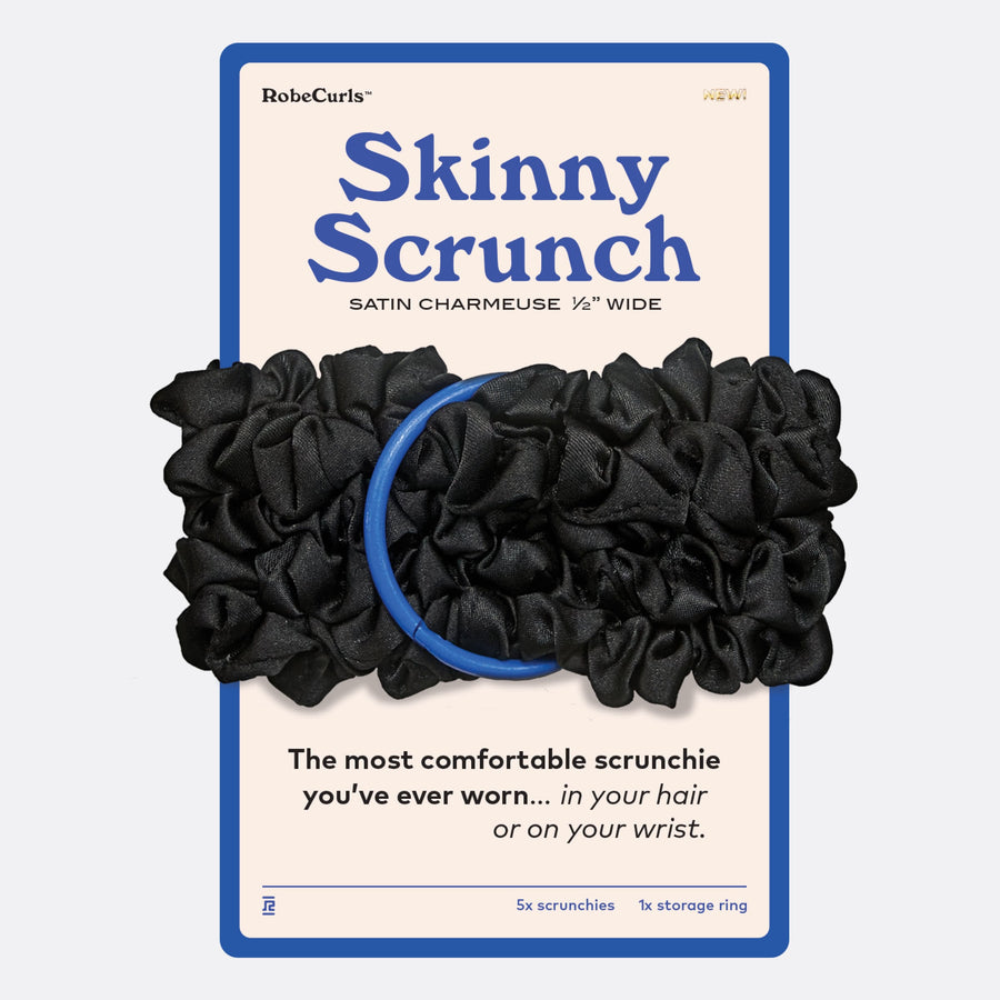 Skinny Scrunch Bunch - Black